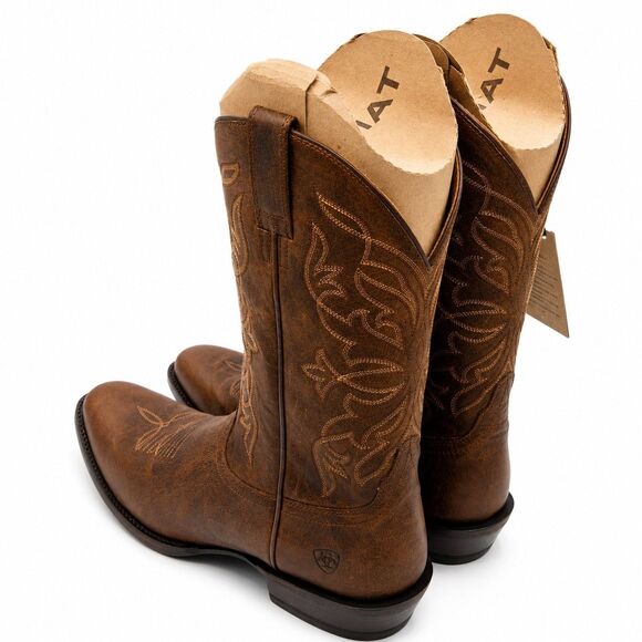 Ariat® Maverick Western Boots Loco Brown 10061155 ATS Almond Toe Men’s 10.5D main image 9
